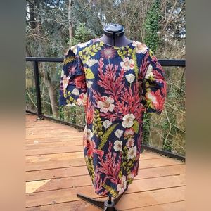 Gorgeous floral seascape dress